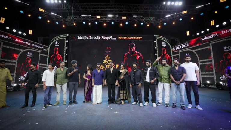 ‘சீயான்’ விக்ரம் நடிக்கும் ‘வீர தீர சூரன்- பார்ட் 2 ‘ படத்தின் பிரம்மாண்டமான இசை மற்றும் முன்னோட்ட வெளியீட்டு விழா