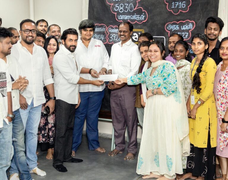 கல்விக்கு 10 கோடி நிதி அளித்த சூர்யா!