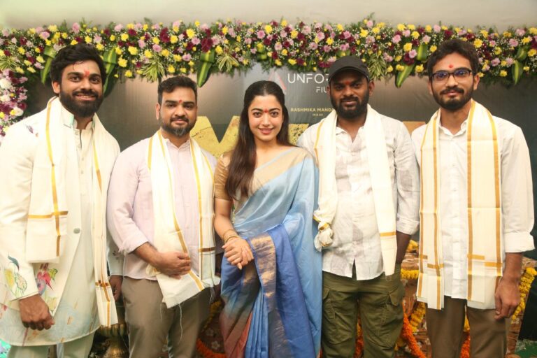 பூஜையுடன் துவங்கிய ராஷ்மிகா மந்தனாவின் பான் இந்தியா படம் ‘மைசா’!