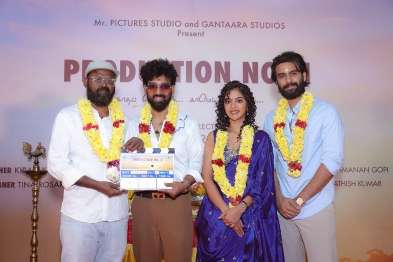 நடிகர் ராஜ் அய்யப்பா M நடிப்பில், அறிமுக இயக்குநர் ராஜன் ரவி இயக்கும்  புதிய படம் “Production No. 1” இனிதே துவங்கியது!!