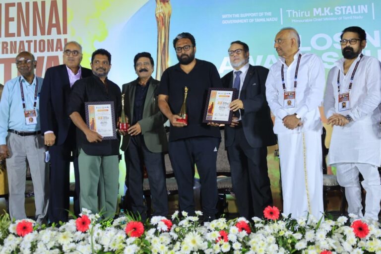 23வது சென்னை சர்வதேச திரைப்பட விழாவில் சிறந்த படத்திற்கான விருதை வென்ற ராமின் ‘பறந்து போ’ திரைப்படம்