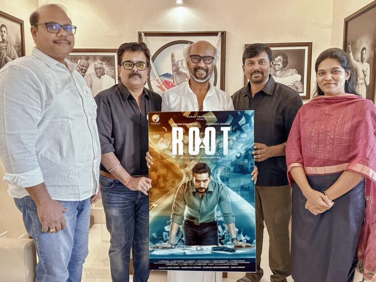 கௌதம் ராம் கார்த்திக் நடிக்கும் ரூட் ‘ROOT – Running Out of Time’ முதல் பார்வையை வெளியிட்டார் சூப்பர் ஸ்டார் ரஜினிகாந்த்