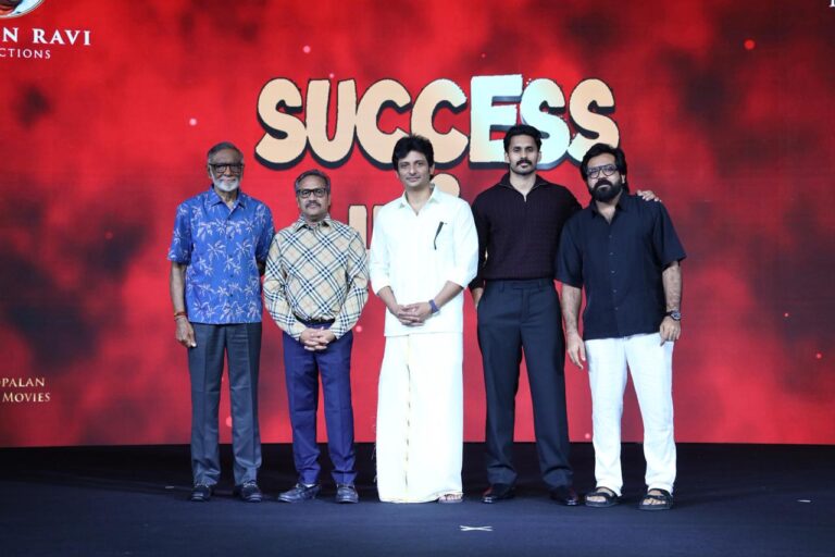 தயாரிப்பாளர் கண்ணன் ரவி தயாரிப்பில் ஜீவா நடித்த ‘தலைவர் தம்பி தலைமையில்’ படத்தின் வெற்றி விழா