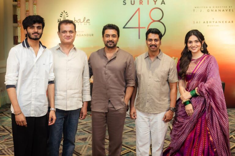 ஹொம்பாலே பிலிம்ஸ் ( Hombale Films) – ‘The one’ சூர்யா – இயக்குநர் த.செ.ஞானவேல் வலிமையான கூட்டணியில் S-48 திரைப்படம் உருவாகிறது