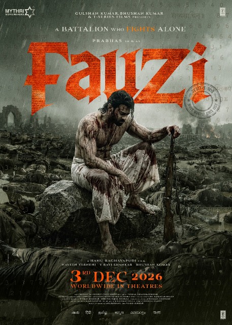 ரெபெல் ஸ்டார்’ பிரபாஸ் நடிக்கும் ‘ஃபௌசி – (Fauzi) டிசம்பர் 3 ஆம் தேதி வெளியாகிறது